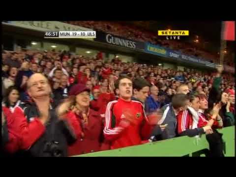 Keith Earls try against Ulster