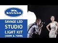 Savage LED Studio Light Kit (500W & 700W)
