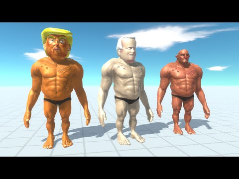 ALL 3 HILL GIANTS vs EVERY UNIT - Animal Revolt Battle Simulator