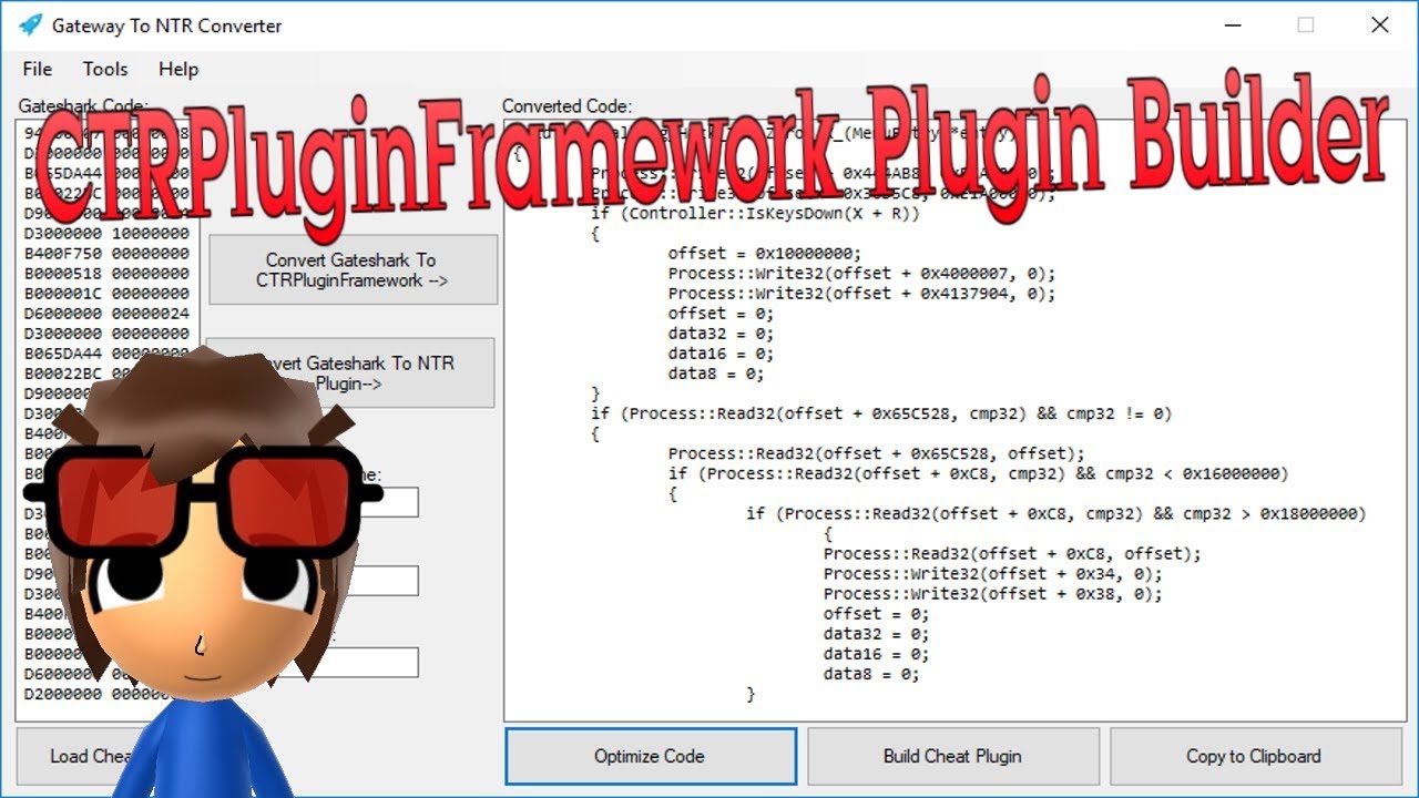 [3DS] Online Gateway To CTRPluginFramework Converter (Release)
