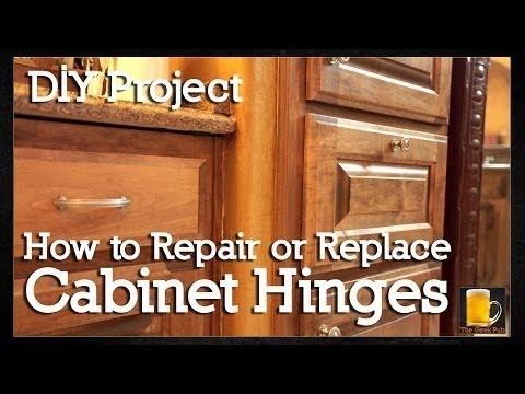 How to repair or replace Cabinet Hinges (European...