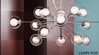 Spheres 15-Light Sputnik Glass Pendant