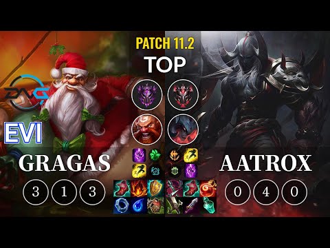DFM Evi Gragas vs Aatrox Top - KR Patch 11.2