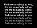 Queen - Somebody To Love (Lyrics)