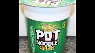 Pot Noodle: Chicken & Mushroom Review