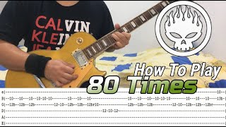 THE OFFSPRING - 80 Times - GUITAR LESSON WITH TABS