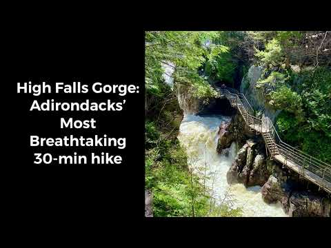 High Falls Gorge near Lake Placid: Kid-Friendly Trail in Adirondacks