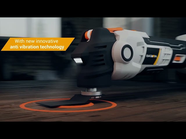 Video teaser for 7064049 18V Oscillating Multitool with Anti Vibration Technology