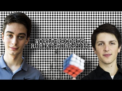 WORLD RECORDS RUBIK'S CUBE 2015 - WCA OFICIAL