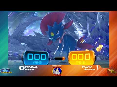 PaperSak (Weavile) vs Picano (Darkrai/Braixen) Pokken at Underground - 11/21/17