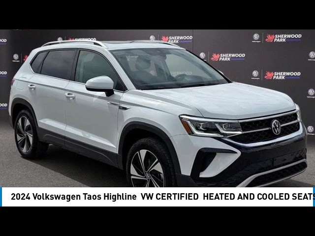 2024 Volkswagen Taos Highline | VW CERTIFIED | in Cars & Trucks in Strathcona County