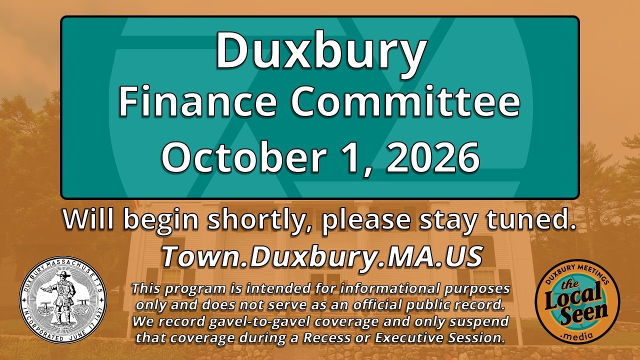 From the Finance Committee