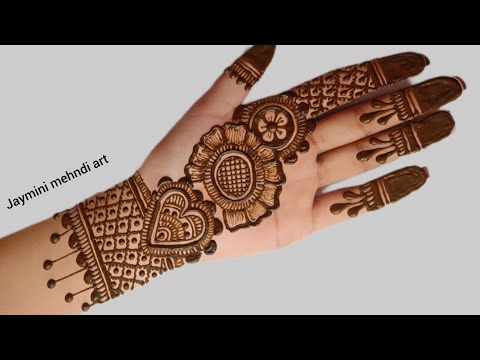 easy full front hand mehndi designs/simple mehndi designs/new mehndi designs 2024#mehndi#hennaartist