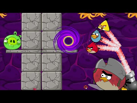 Angry Birds Collection Hacked 3 - FORCE ALL BIRDS TO BREAK STONE AND HIT THE PIGGIES INSIDE IT!