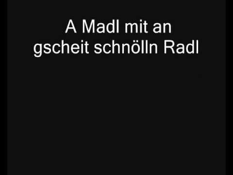 Alex Miksch   A Madl mit an gscheit schnölln Radl
