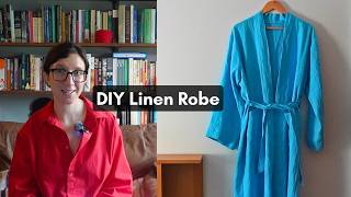 DIY Linen Robe Sewing Tutorial + Free Pattern