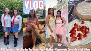 VLOG | RBD Concert + Fairy Garden Tea Party + Apple Picking + Cheesecake Cookie Tutorial & More