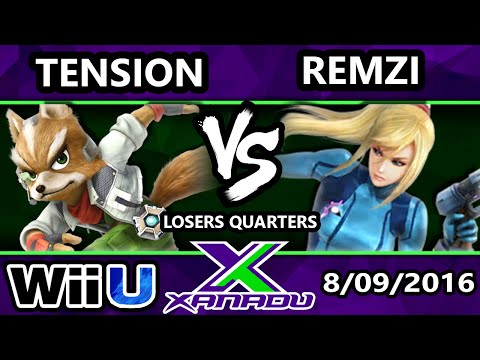 S@X 162 - Tension (Fox) Vs. EZG | Remzi (ZSS) SSB4 Losers Quarters - Smash Wii U - Smash 4