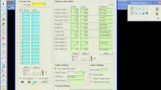 RaiLab - XSection Modeller - Main - MicroStation