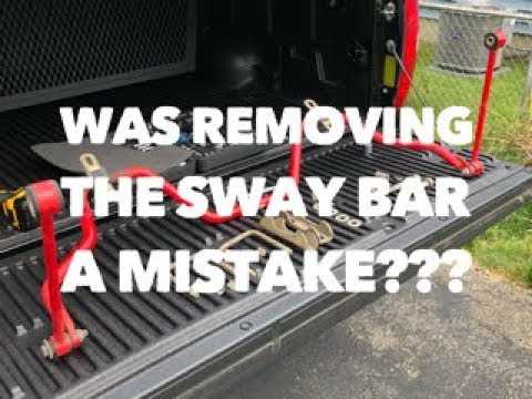 Was Removing The TRD Rear Sway Bar From My Toyota Tundra A Mistake??