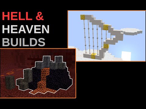 Minecraft: Hell & Heaven build ideas