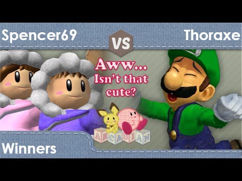 AITC 4 - Spencer69 (ICs) vs Thoraxe (Luigi) Winners - Melee