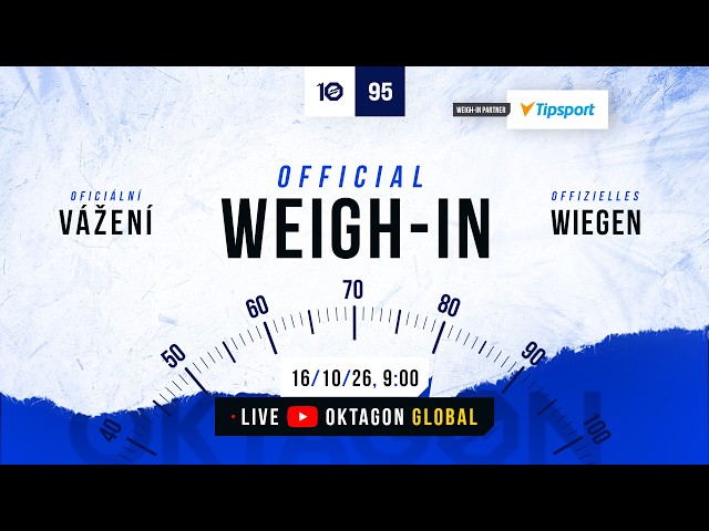 OKTAGON 95 Weigh-Ins: Humburger Misses Weight, Kincl Fight Canceled