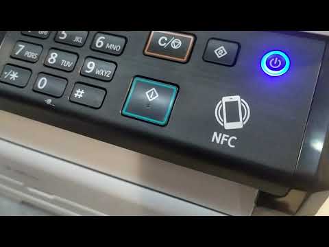 Видео ни о чем МФУ Ricoh с NFC