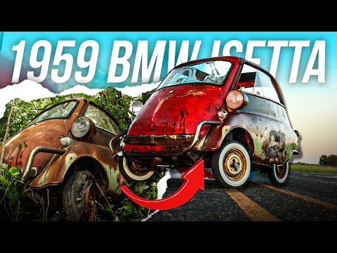 First Start In 40 Years | BMW Isetta Rescued From Woods To Highway Speed In 2 DAYS!! | RESTORED