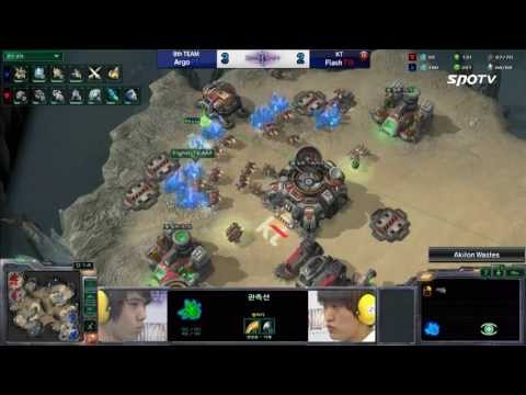 [0520] Argo(8th) vs. Flash(KT) PvT 6SET Akilon Wastes -Starcraft2,esportstv,SPL