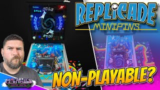 Replicade Mini Pins 1/6 Scale Pinball Machine are here from New Wave Toys But They Are Non-Playable