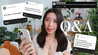 Q&A | First UX Product Design job, burn out, freelancing, + more!