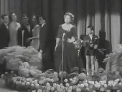 1956 Eurovision Song Contest 1956 Winner Switzerland Lys Assia Refrain Chorus