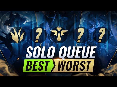 Ranking EVERY ROLE From BEST to WORST in Solo Queue - League of Legends Season 12