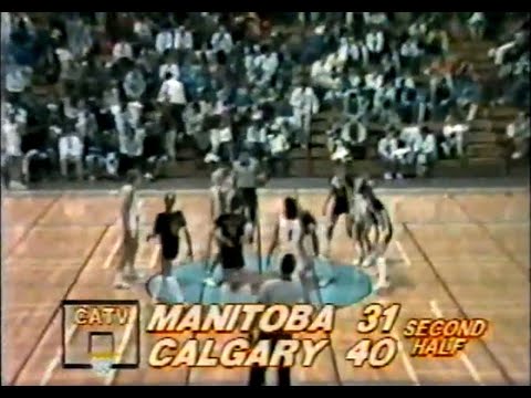 1988 CIAU Women's National Championship - Manitoba vs Calgary