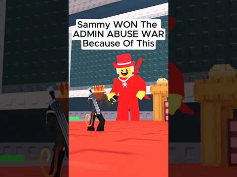 🔥 SAMMY WON THE ADMIN ABUSE WAR BECAUSE OF THIS 💯 #stealabrainrot #roblox #growagarden