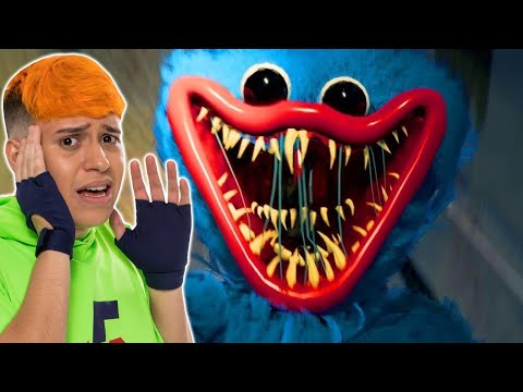 ENCONTREI O HUGGY WUGGY PELA PRIMEIRA VEZ!! (Poppy Playtime)