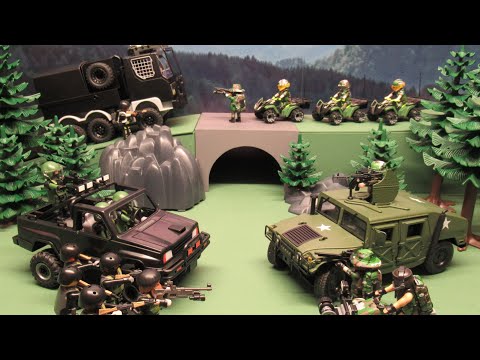 FORCES SPECIALES vs MERCENAIRES ! La menace nucléaire ! Stop motion Playmobil !