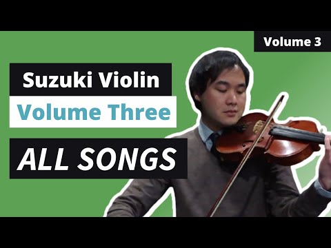 [Suzuki Violin Book 3] All Songs (with Piano Accompaniment)