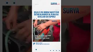 Terjadi SPBU Sistem Self Service di Bali, Bule Isi BBM Motor Matik Sewaannya Pakai Solar Viral