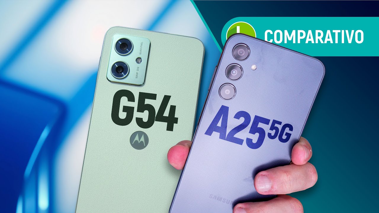GALAXY A25 vs MOTO G54: qual é o MELHOR CELULAR ACESSÍVEL para COMPRAR? | Comparativo