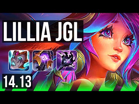 LILLIA vs RAMMUS (JGL) | 11/1/6, Rank 5 Lillia, Legendary, Rank 23 | BR Challenger | 14.13