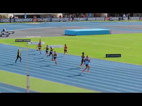 200m U13 Men Final, 2025 Australian Athletic Championships, Perth 5/04/2025