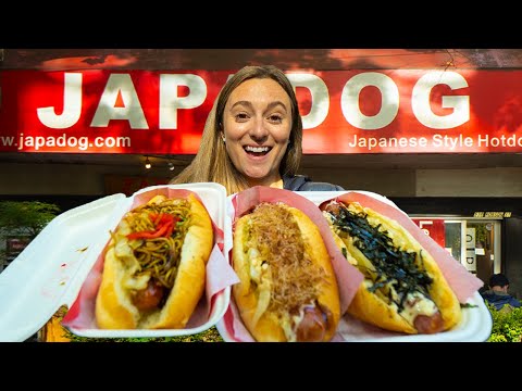 Japanese Street Food - JAPADOG + CRAZY Fusion Sushi!! BEST Street Food in Vancouver!