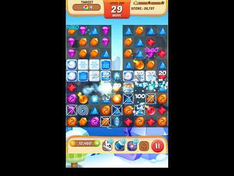 Jewel Match King Level 291 - Walkthrough ( No Booster )