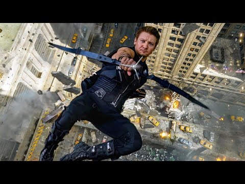 Hawkeye "I Got Him" Scene - New York Battle Scene - The Avengers (2012) clip zone