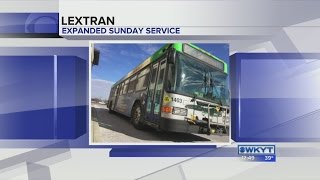 Lextran - Expanded Sunday Service 1-29-16