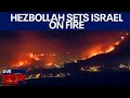 Israel on fire: Hezbollah rocket attacks cause MASSIVE flames | LiveNOW from FOX