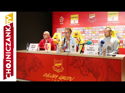 Konferencja prasowa po meczu Chojniczanka - Miedź Legnica (0:3 | 21.08.2019)