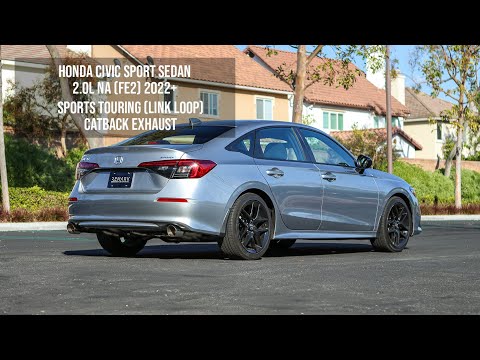 Remark 2022+ Honda Civic Sport Sedan (FE2) Catback Exhaust - Dual Stainless Steel Tips